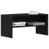 Mueble de TV madera de ingeniería roble negro 80x40x40