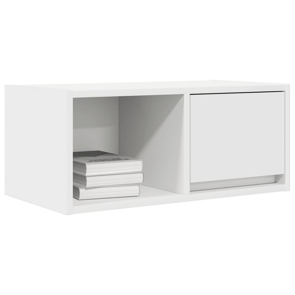 Muebles de TV 2 uds Blanco 60x31x25,5 cm Madera de