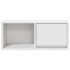 Muebles de TV 2 uds Blanco 60x31x25,5 cm Madera de