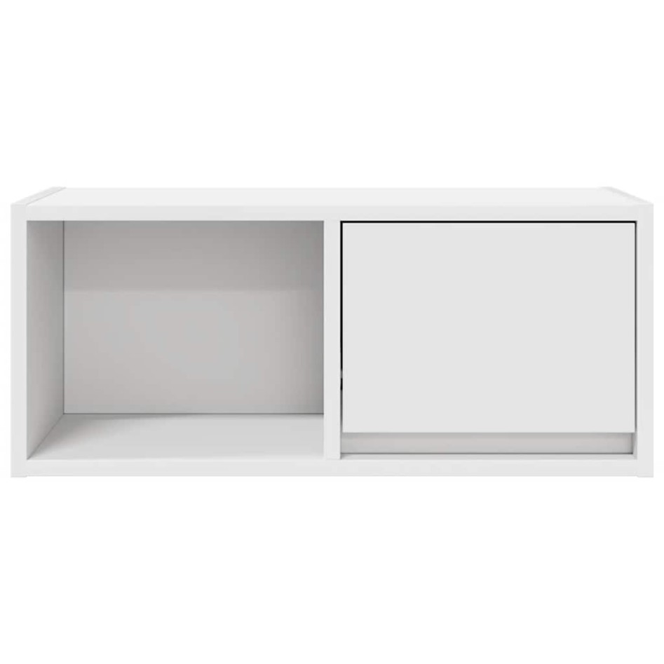 Muebles de TV 2 uds Blanco 60x31x25,5 cm Madera de