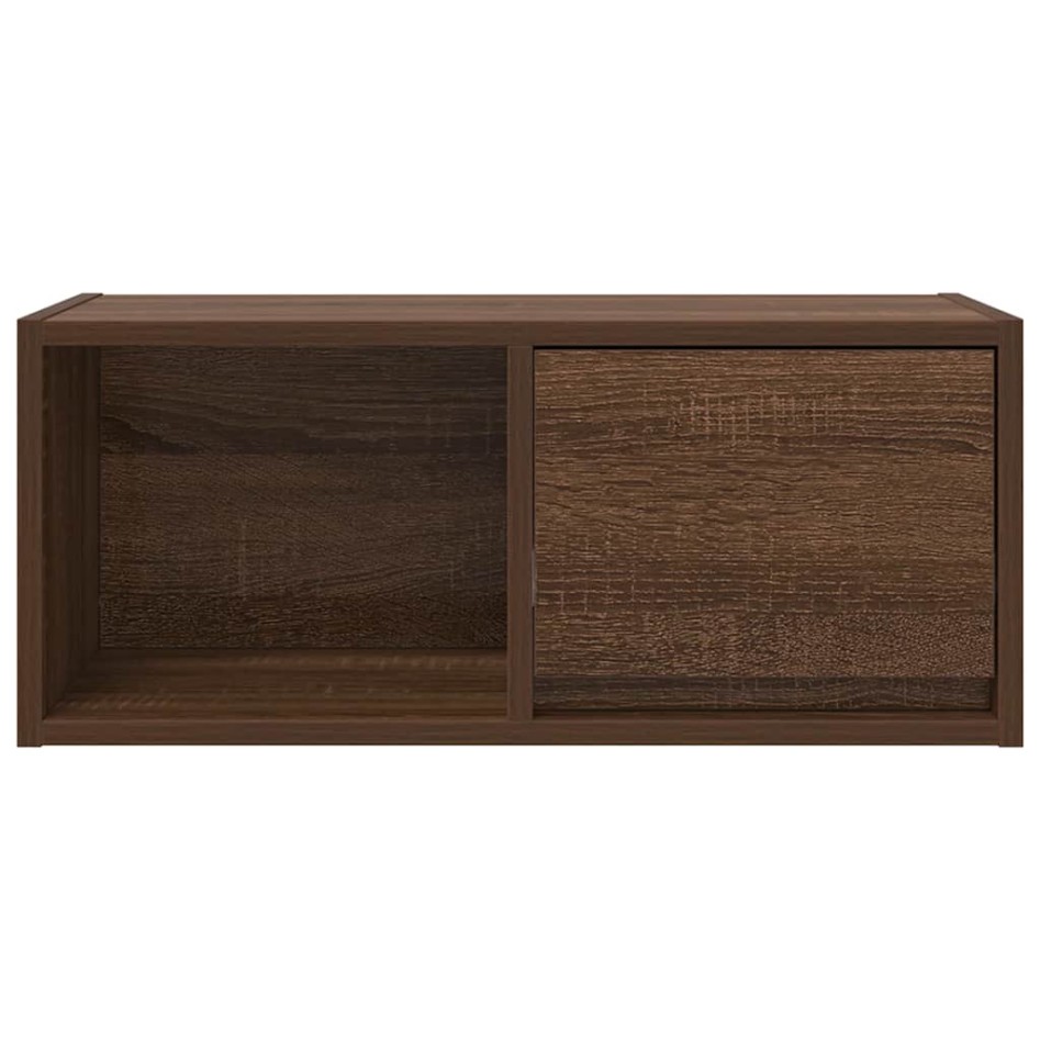 Muebles de TV 2uds Roble marrón 60x31x25,5 cm Madera
