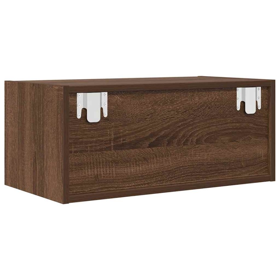 Muebles de TV 2uds Roble marrón 60x31x25,5 cm Madera