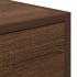 Muebles de TV 2uds Roble marrón 60x31x25,5 cm Madera