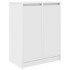 Zapatero blanco 57x34x76 cm madera de
