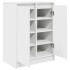 Zapatero blanco 57x34x76 cm madera de