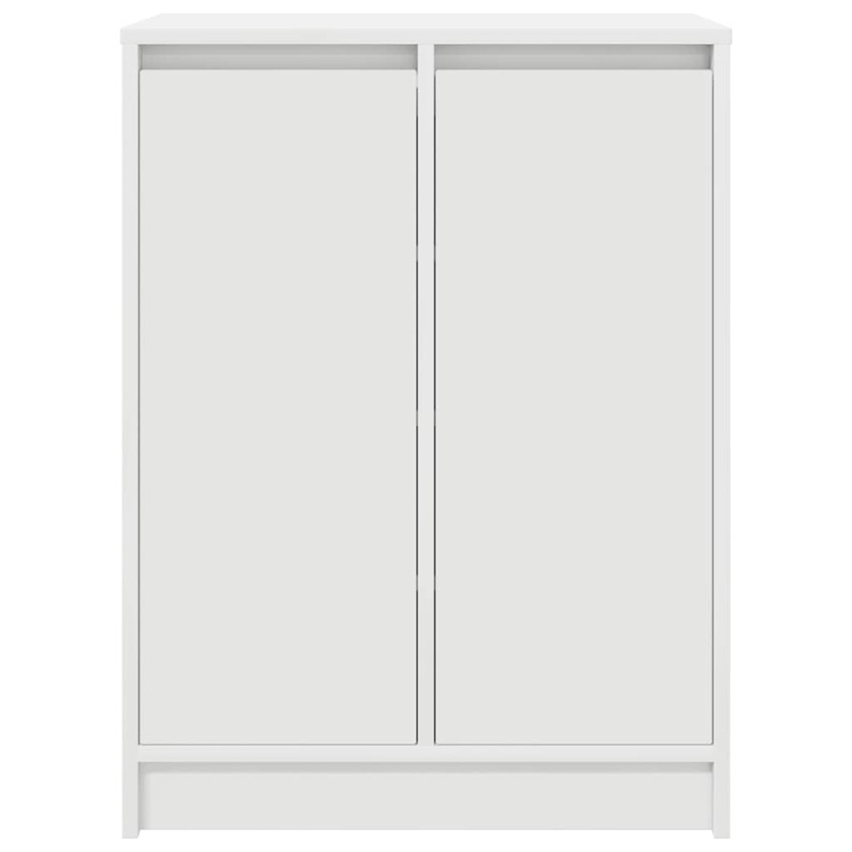 Zapatero blanco 57x34x76 cm madera de