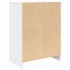 Zapatero blanco 57x34x76 cm madera de