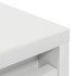 Zapatero blanco 57x34x76 cm madera de