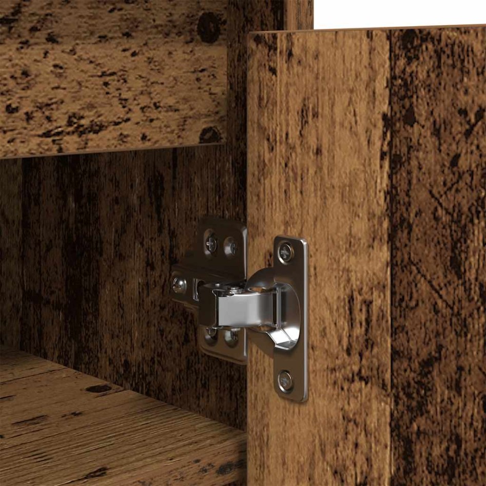 Zapatero de madera vieja 57x34x76 cm Madera de