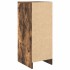 Zapatero roble ahumado 29,5x34x76 cm Madera de
