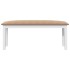 Banco 110 cm madera maciza caucho