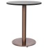 Pata de mesa de bistró dorada Ø45x72 cm acero