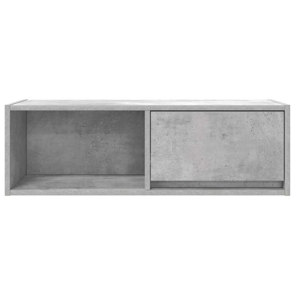 Muebles de TV 2uds madera ingeniería gris hormigón