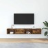 Muebles de TV 2 uds madera ingeniería color roble 80x31x25,5