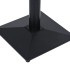 Pata de mesa de bistró negra 41x41x72 cm de hierro