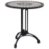 Pata de mesa de bistró negra Ø60x72 cm Aluminio