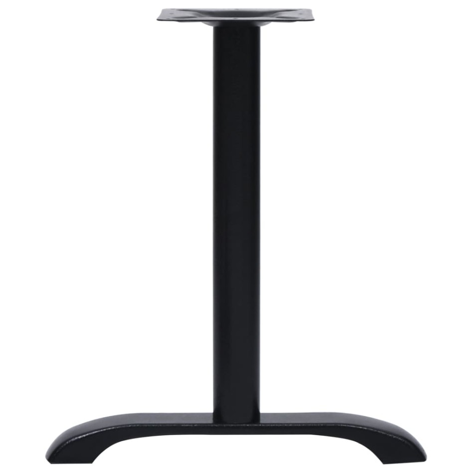 Patas para mesa de bistró  2 uds. Hierro fundido negro