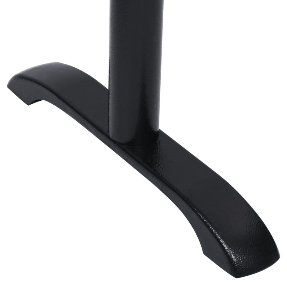 Patas para mesa de bistró  2 uds. Hierro fundido negro