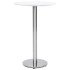 Pata de mesa de bistró acero inoxidable plateado Ø45x107