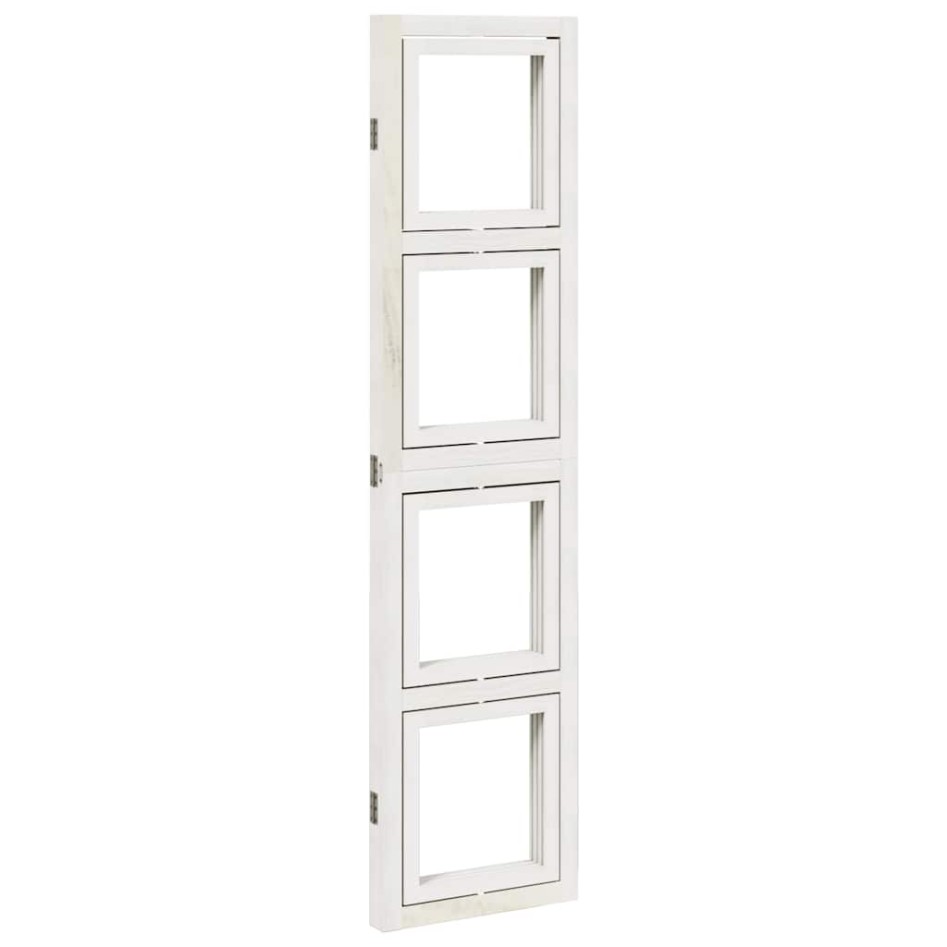 Biombo separador de 3 paneles madera maciza Paulownia