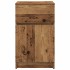 Mesilla de noche de madera antigua 39x35x65cm Madera