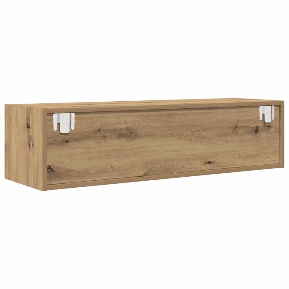 Muebles para TV 2 uds madera roble artisan 100x31x25,5