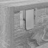 Mueble de TV Sonoma gris 100x31x25,5 cm madera de