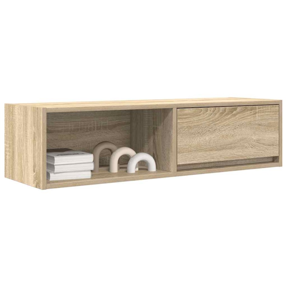 Muebles de TV 2uds Roble Sonoma 100x31x25,5cm Madera