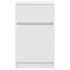 Mesita de noche madera contrachapada blanco 39x35x65