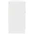 Mesita de noche madera contrachapada blanco 39x35x65