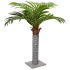 Palmera artificial con 6 hojas verde 100