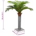 Palmera artificial con 6 hojas verde 100