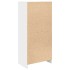 Armario con cajón blanco 55,5x34x119,5 cm Madera de