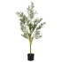 Árbol de olivo artificial con 450 hojas verde 120