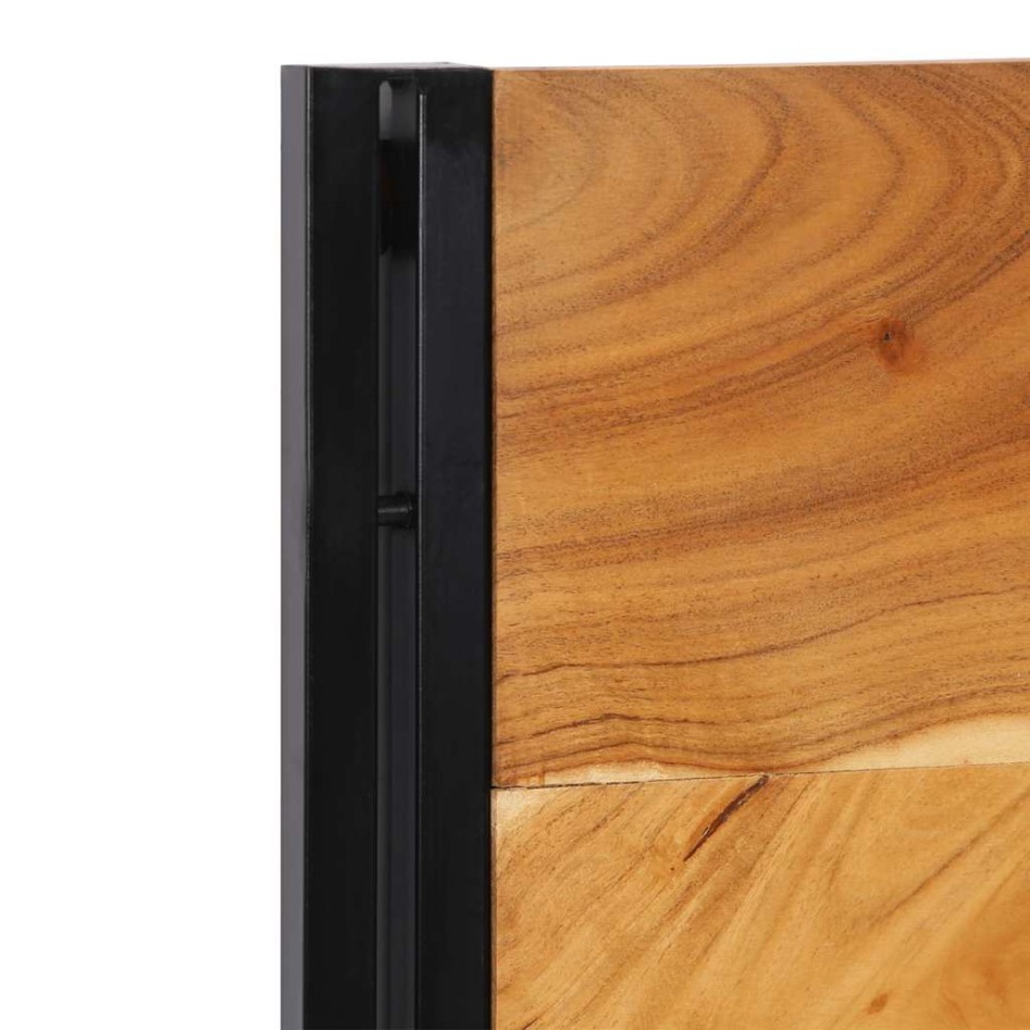 Cabecero 120 cm Madera Maciza Acacia y