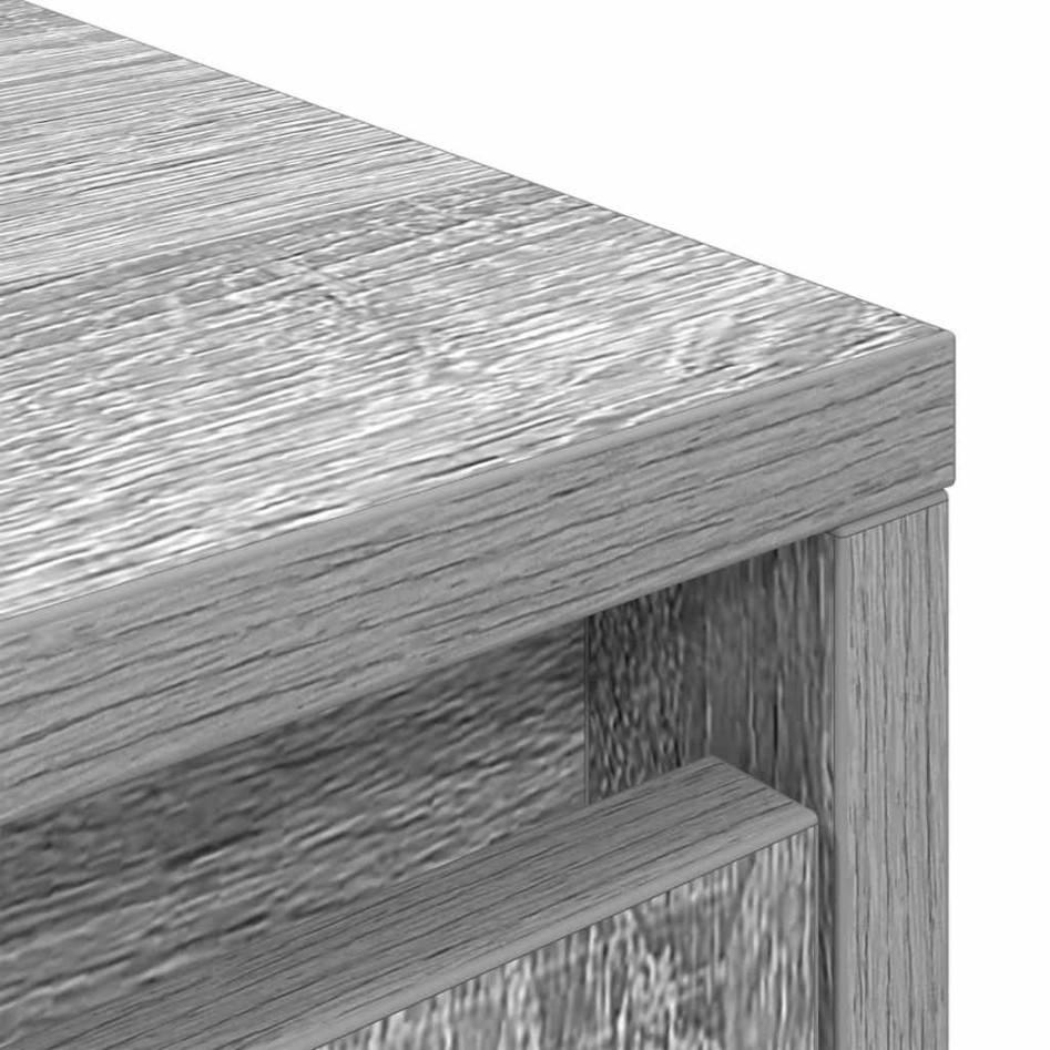 Armario con cajón gris Sonoma 55,5x34x119,5