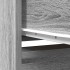 Armario con cajón gris Sonoma 55,5x34x119,5