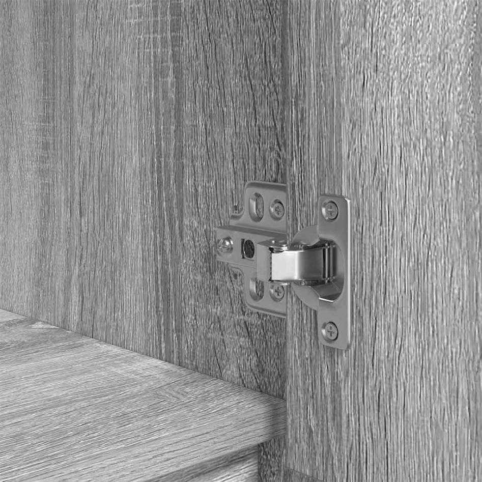 Armario con cajón gris Sonoma 55,5x34x119,5