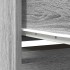 Aparador alto Sonoma gris 29,5x34x119,5 cm madera de