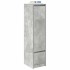 Aparador alto gris hormigón 29,5x34x119,5 cm madera