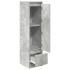 Aparador alto gris hormigón 29,5x34x119,5 cm madera