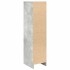 Aparador alto gris hormigón 29,5x34x119,5 cm madera