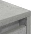 Aparador alto gris hormigón 29,5x34x119,5 cm madera