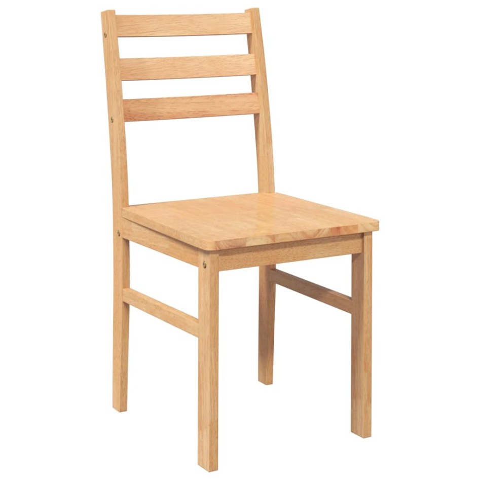 Sillas de comedor 2 unidades madera maciza de