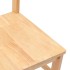 Sillas de comedor 2 unidades madera maciza de