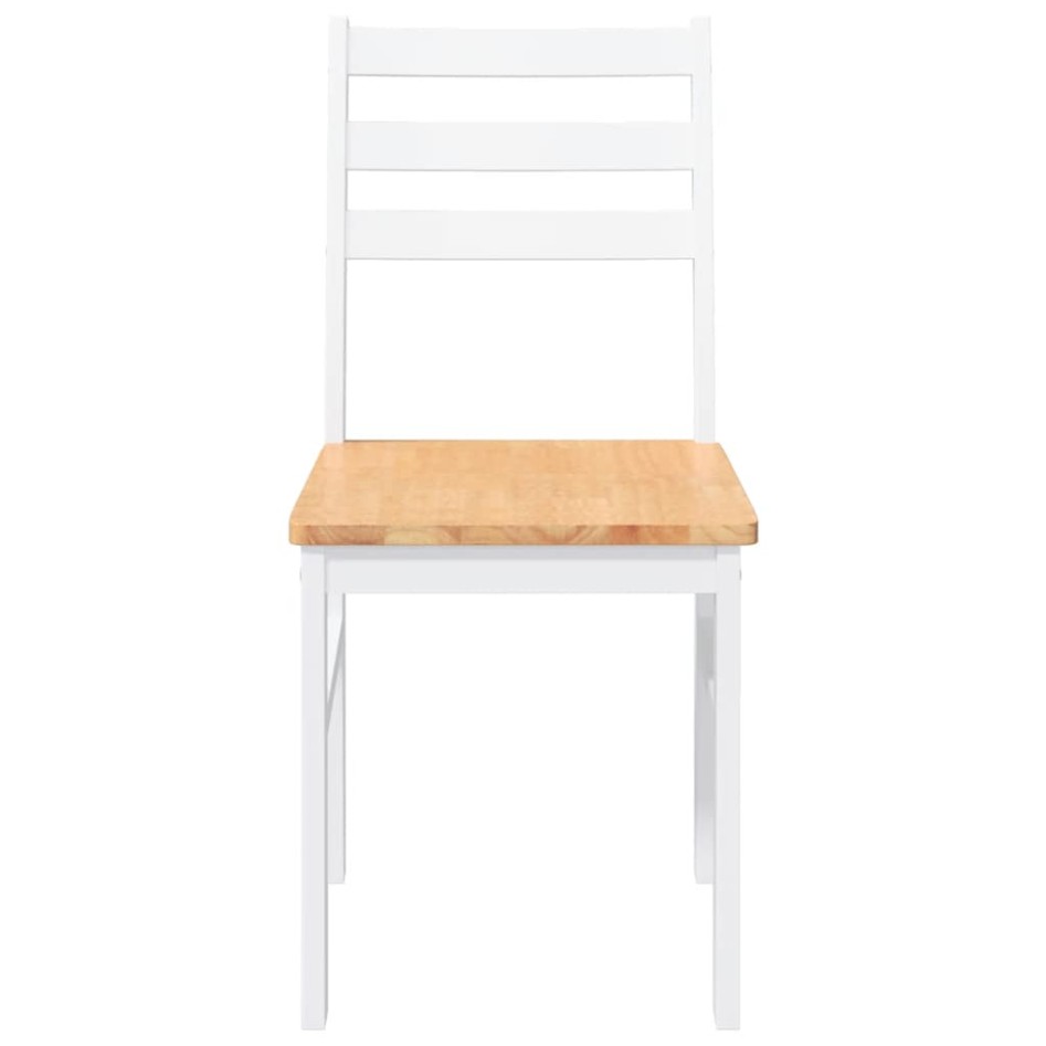 Sillas de comedor 2 unidades madera maciza de caucho