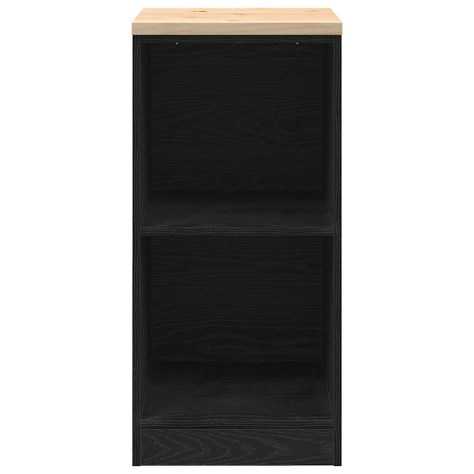 Armario de almacenamiento para garaje negro 40x51x85