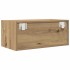 Muebles para TV 2 uds madera roble artisan 60x31x25,5