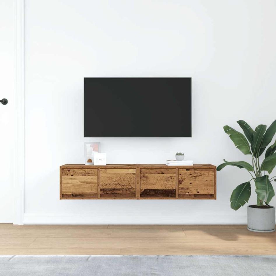 Muebles de TV 2 uds 60x31x25,5 cm Madera ingeniería