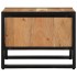 Mesa de centro madera maciza de acacia 50x50x38